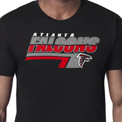 Atlanta Falcons Starter Logo Push Graphic T-Shirt - Black for sale