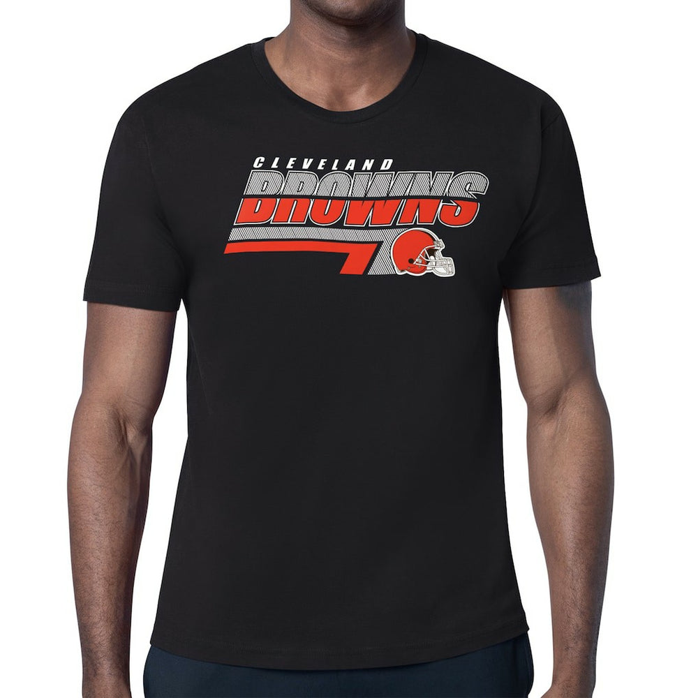 Cleveland Browns Starter Logo Push Graphic T-Shirt - Black on sale