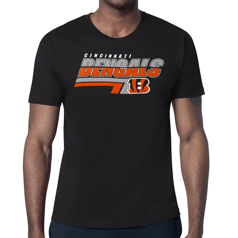 Cincinnati Bengals Starter Logo Push Graphic T-Shirt - Black outlet