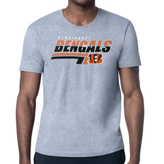 Cincinnati Bengals Starter Logo Push Graphic T-Shirt - Heather Gray online