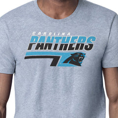 Carolina Panthers Starter Logo Push Graphic T-Shirt - Heather Gray discount