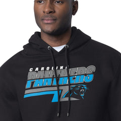 Carolina Panthers Starter Logo Push Graphic Hoodie - Black on sale