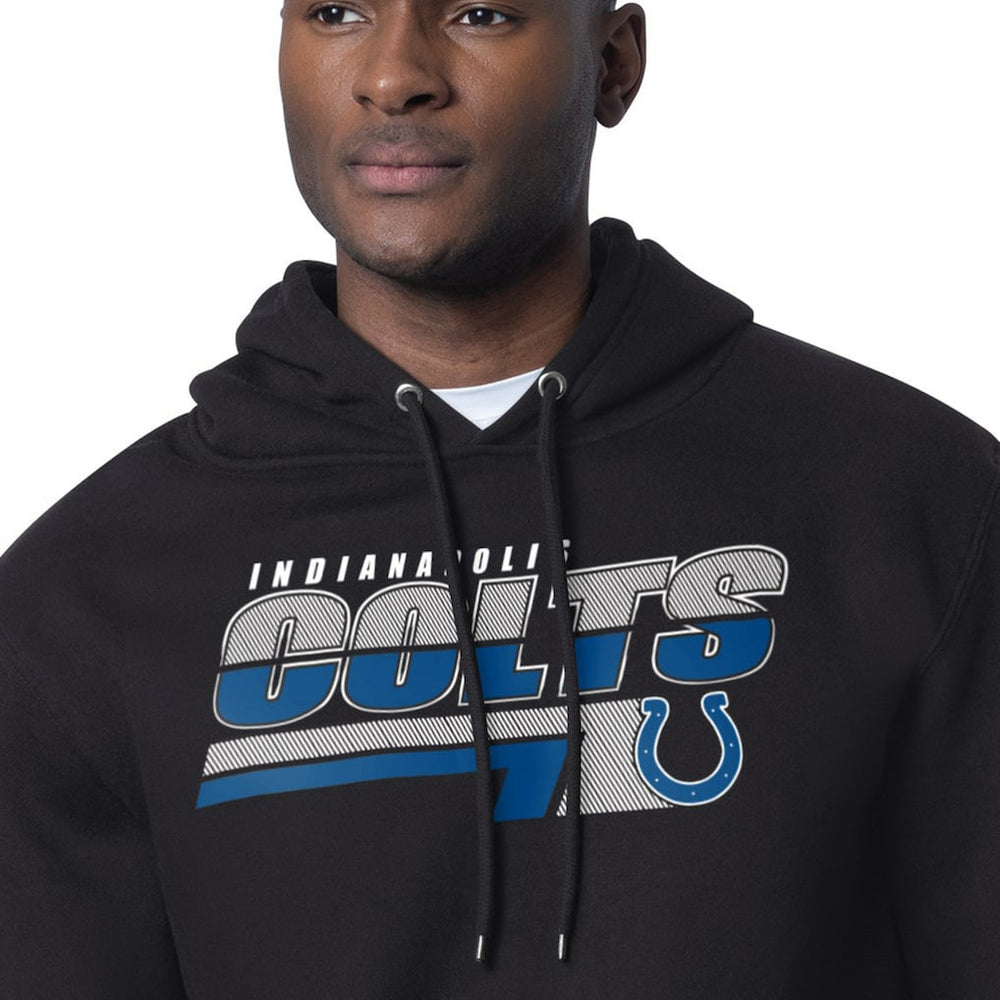 Indianapolis Colts Starter Logo Push Graphic Hoodie - Black on sale