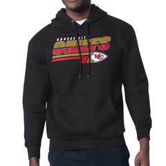 Kansas City Chiefs Starter Logo Push Graphic Hoodie - Black for sale