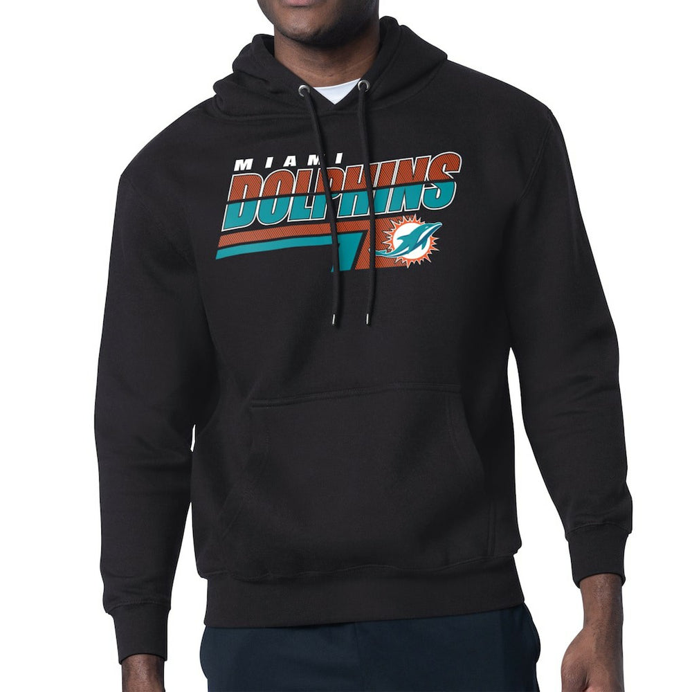 Miami Dolphins Starter Logo Push Graphic Hoodie - Black online
