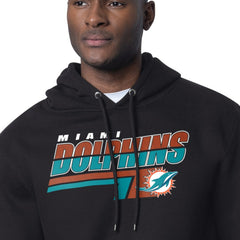 Miami Dolphins Starter Logo Push Graphic Hoodie - Black online