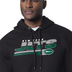 New York Jets Starter Logo Push Graphic Hoodie - Black online