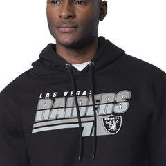 Las Vegas Raiders Starter Logo Push Graphic Hoodie - Black discount