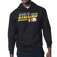 Pittsburgh Steelers Starter Logo Push Graphic Hoodie - Black discount
