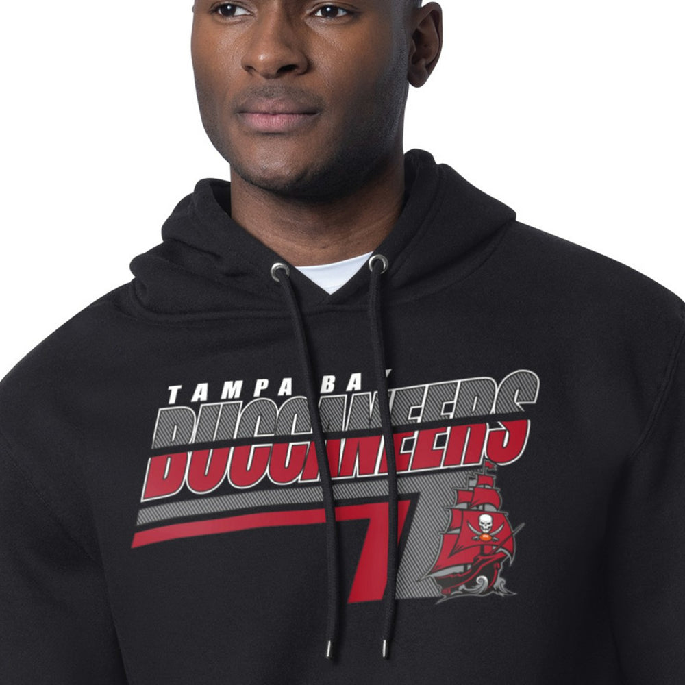 Tampa Bay Buccaneers Starter Logo Push Graphic Hoodie - Black on sale