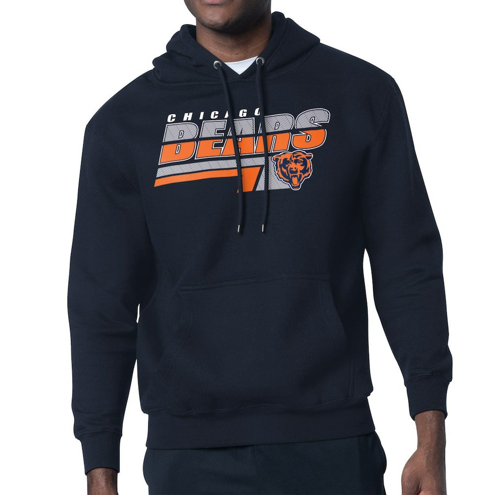 Chicago Bears Starter Logo Push Graphic Hoodie - Navy cheap
