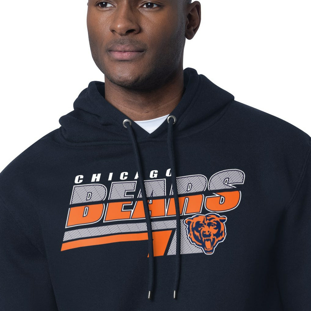 Chicago Bears Starter Logo Push Graphic Hoodie - Navy cheap