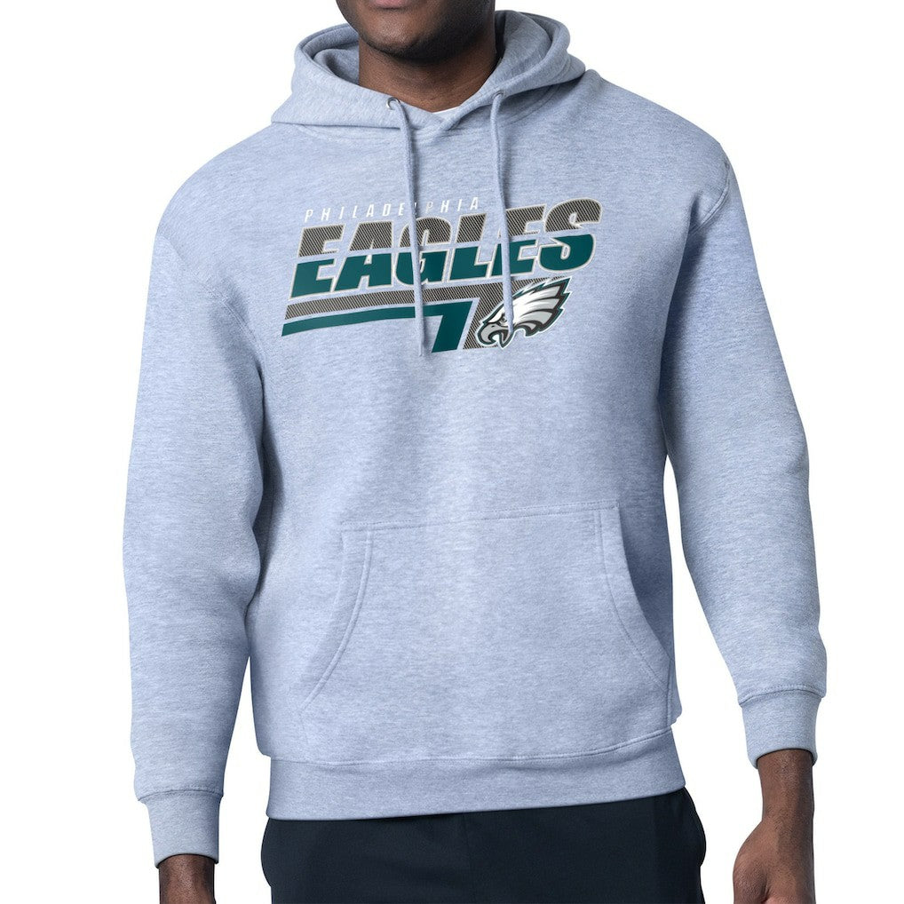 Philadelphia Eagles Starter Logo Push Graphic Hoodie - Heather Gray online