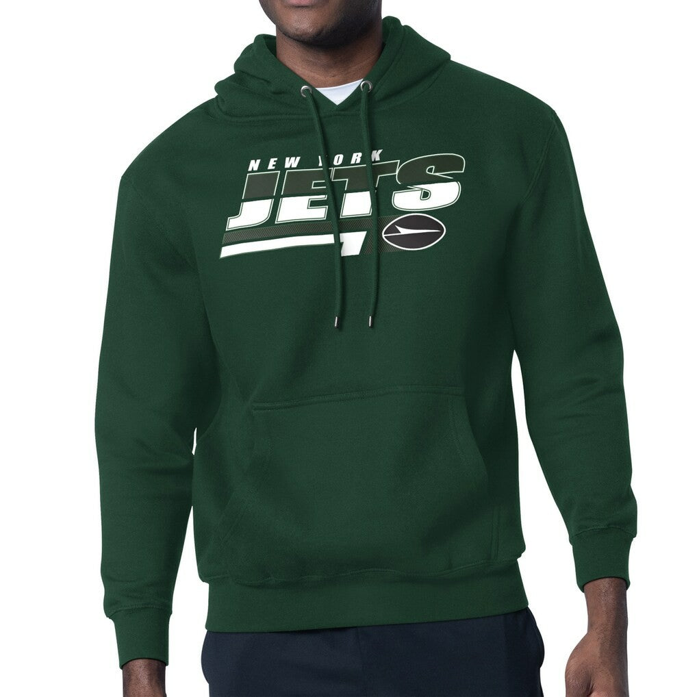 New York Jets Starter Logo Push Graphic Hoodie - Green cheap