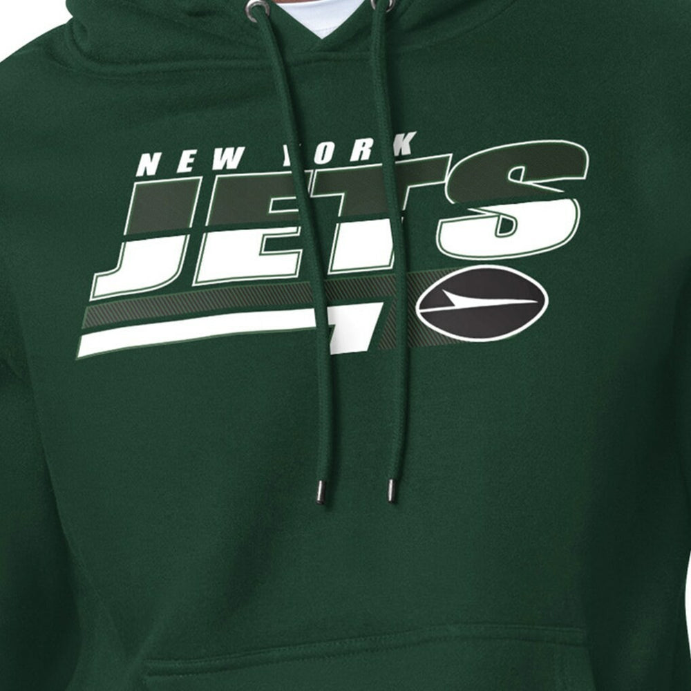 New York Jets Starter Logo Push Graphic Hoodie - Green cheap