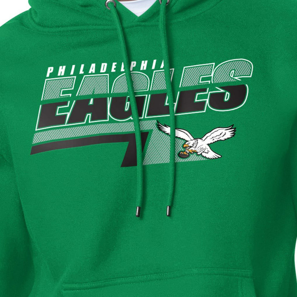 Philadelphia Eagles Starter Logo Push Graphic Hoodie - Kelly Green outlet