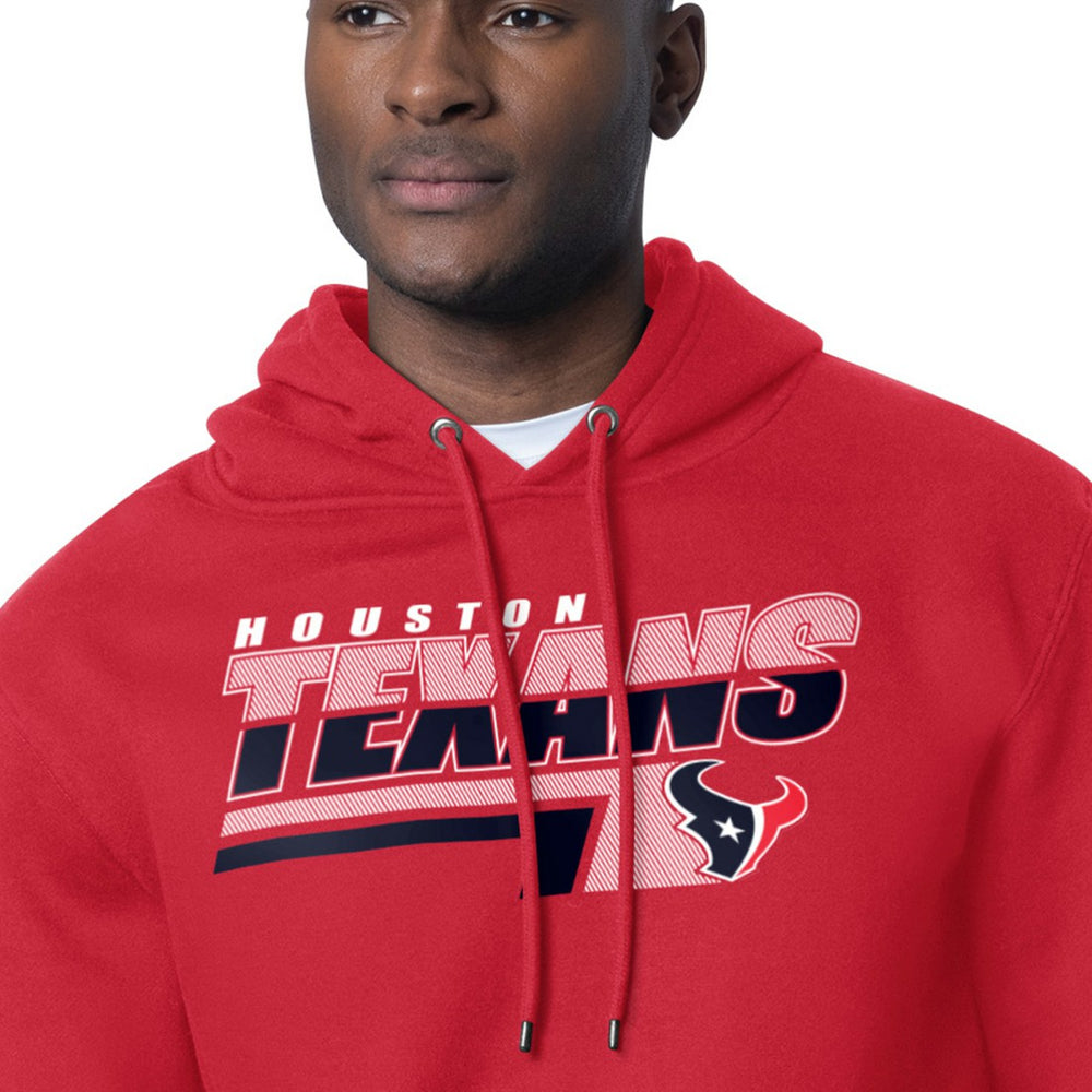 Houston Texans Starter Logo Push Graphic Hoodie - Red cheap