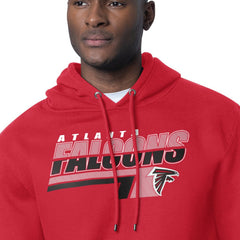 Atlanta Falcons Starter Logo Push Graphic Hoodie - Red on sale
