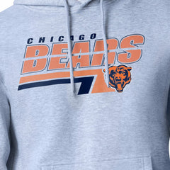 Chicago Bears Starter Logo Push Graphic Hoodie - Heather Gray outlet
