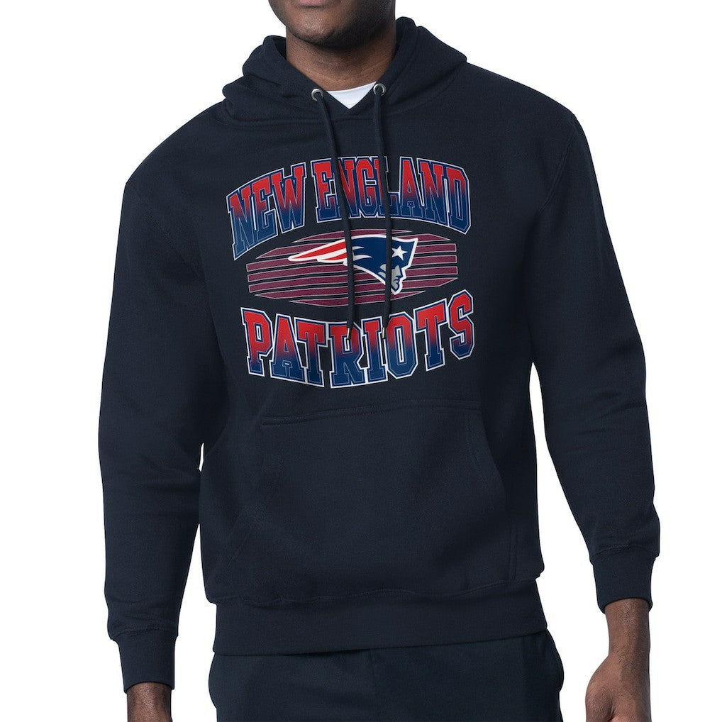 New England Patriots Starter Team Grit Graphic Hoodie - Navy discount