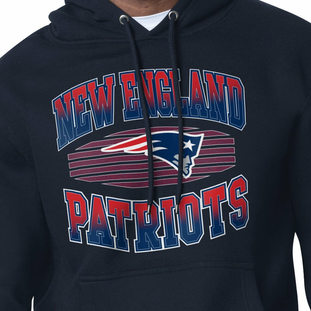 New England Patriots Starter Team Grit Graphic Hoodie - Navy discount