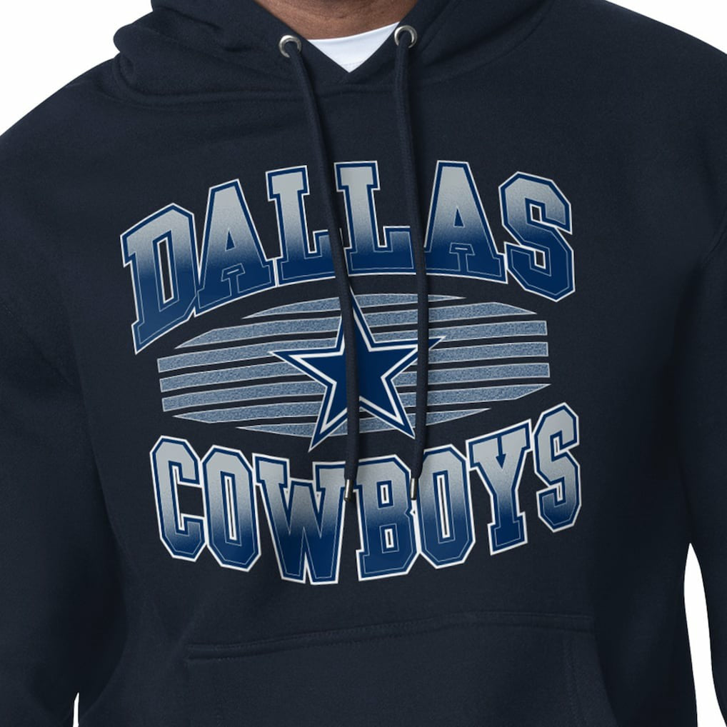 Dallas Cowboys Starter Team Grit Graphic Hoodie - Navy outlet