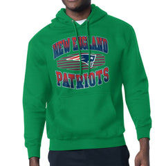New England Patriots Starter Team Grit Graphic Hoodie - Kelly Green on sale