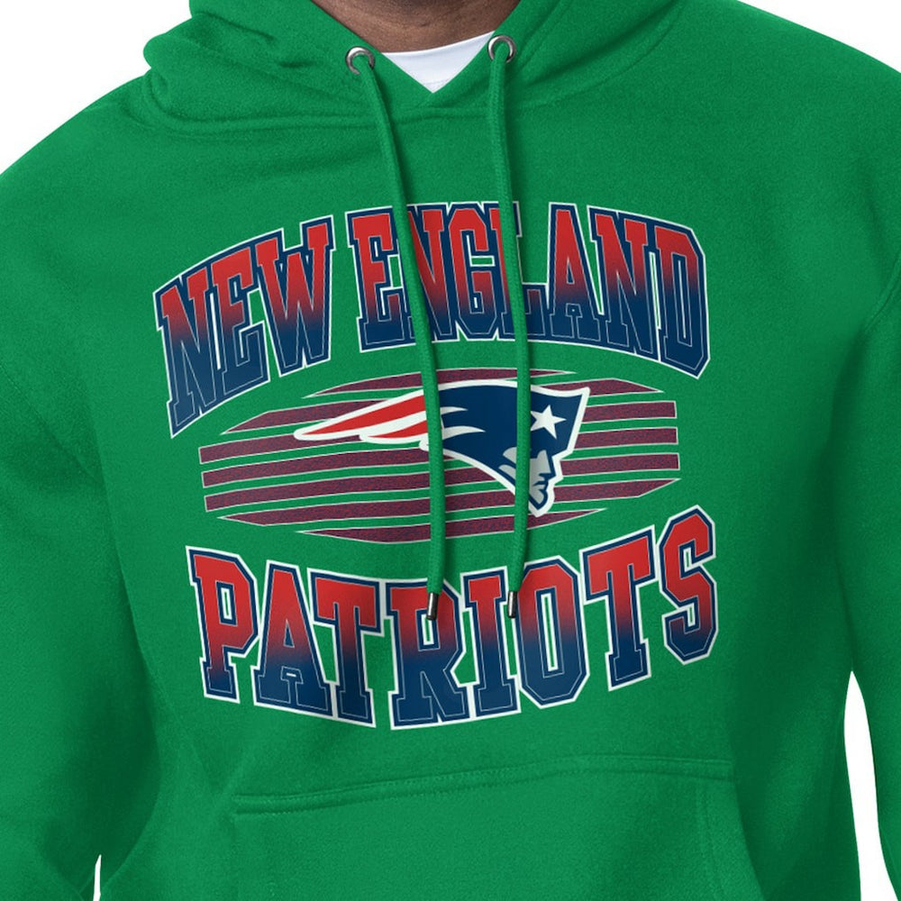 New England Patriots Starter Team Grit Graphic Hoodie - Kelly Green on sale