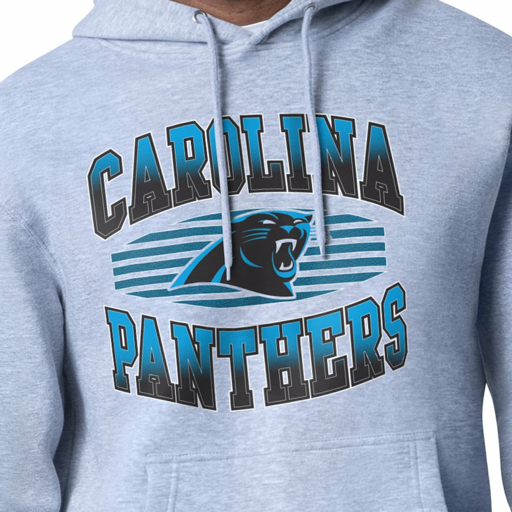 Carolina Panthers Starter Team Grit Graphic Hoodie - Heather Gray cheap