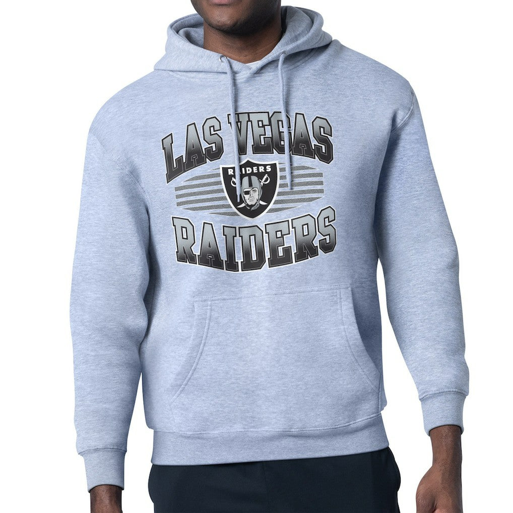 Las Vegas Raiders Starter Team Grit Graphic Hoodie - Heather Gray outlet