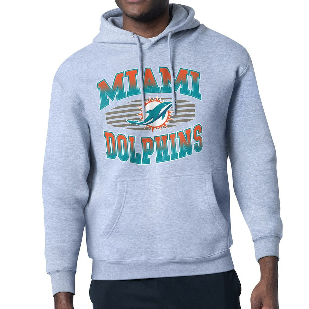 Miami Dolphins Starter Team Grit Graphic Hoodie - Heather Gray sale