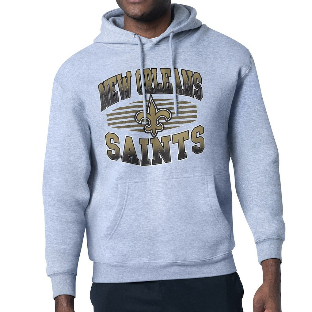 New Orleans Saints Starter Team Grit Graphic Hoodie - Heather Gray cheap