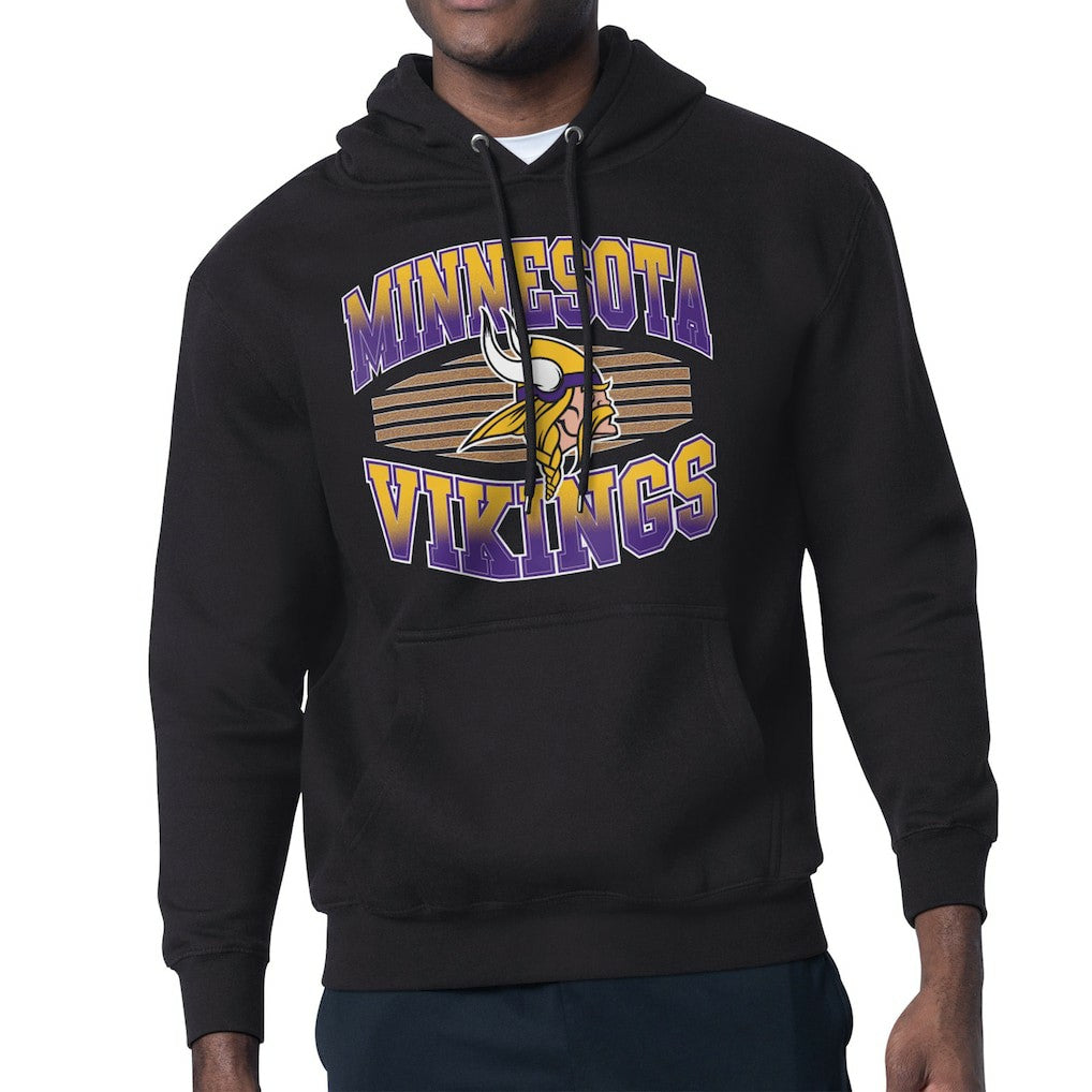 Minnesota Vikings Starter Team Grit Graphic Hoodie - Black outlet