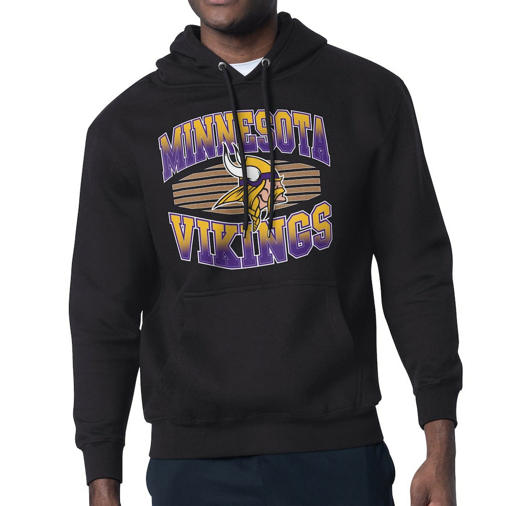 Minnesota Vikings Starter Team Grit Graphic Hoodie - Black outlet