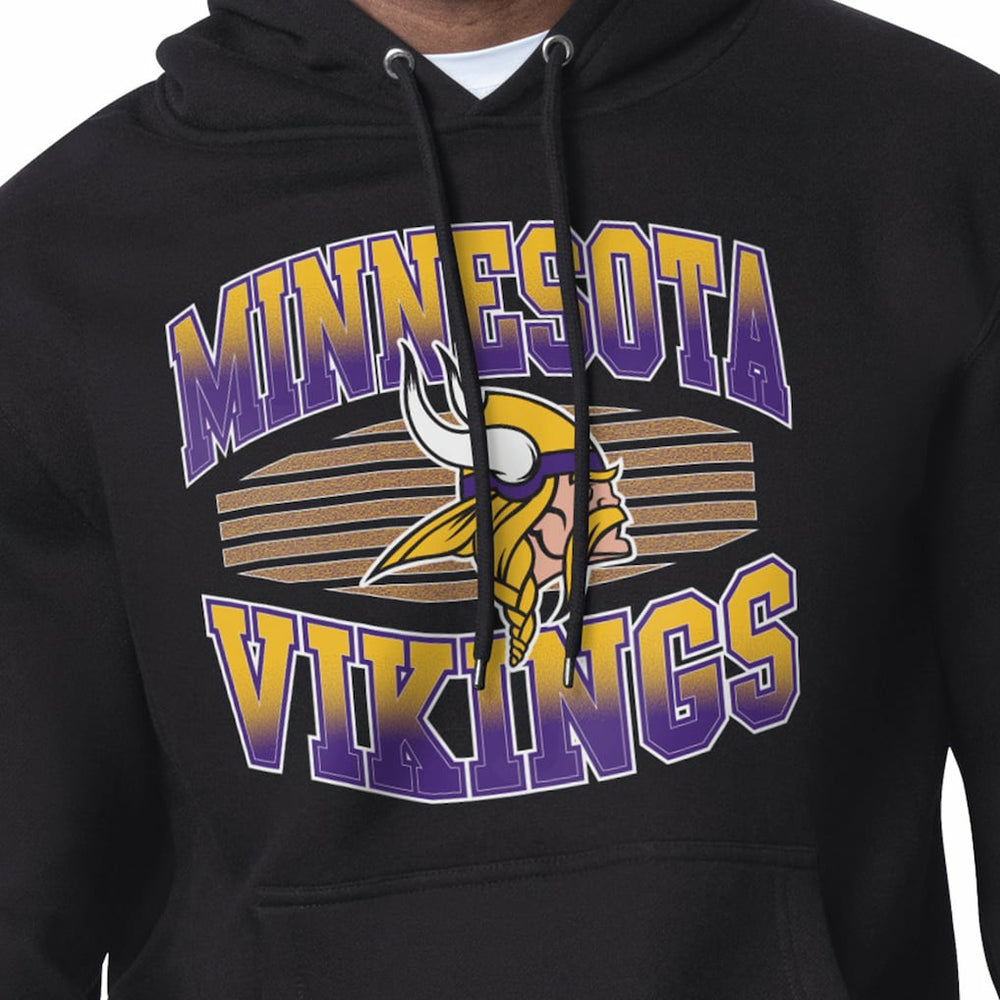 Minnesota Vikings Starter Team Grit Graphic Hoodie - Black outlet
