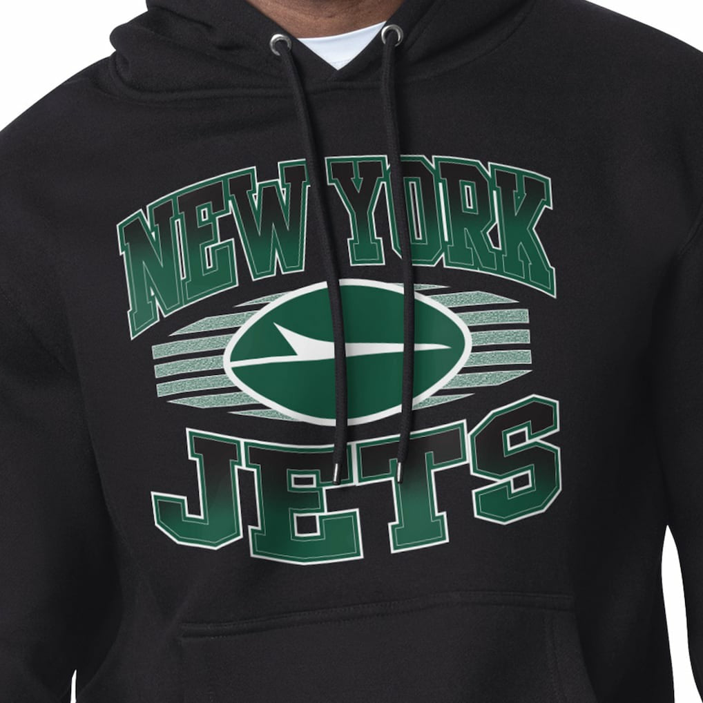 New York Jets Starter Team Grit Graphic Hoodie - Black sale
