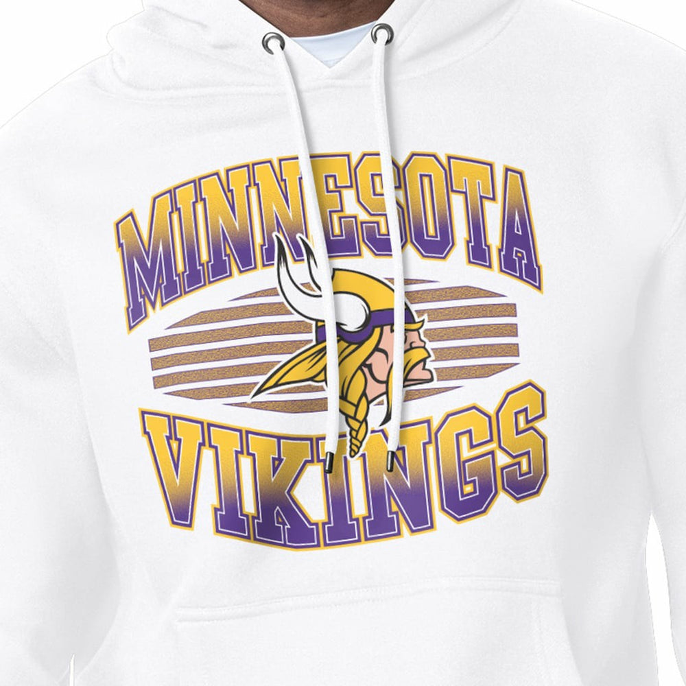 Minnesota Vikings Starter Team Grit Graphic Hoodie - White discount