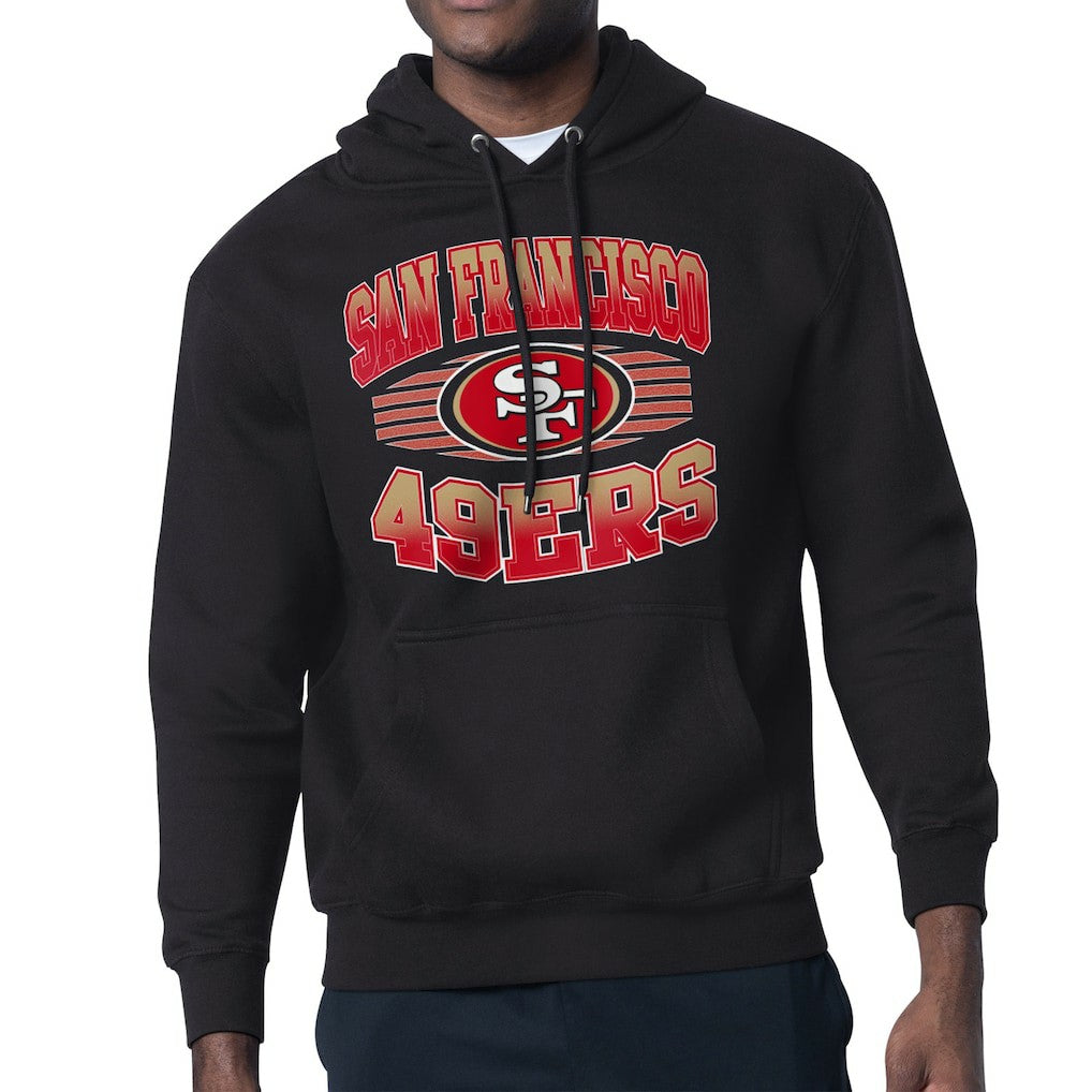 San Francisco 49ers Starter Team Grit Graphic Hoodie - Black sale