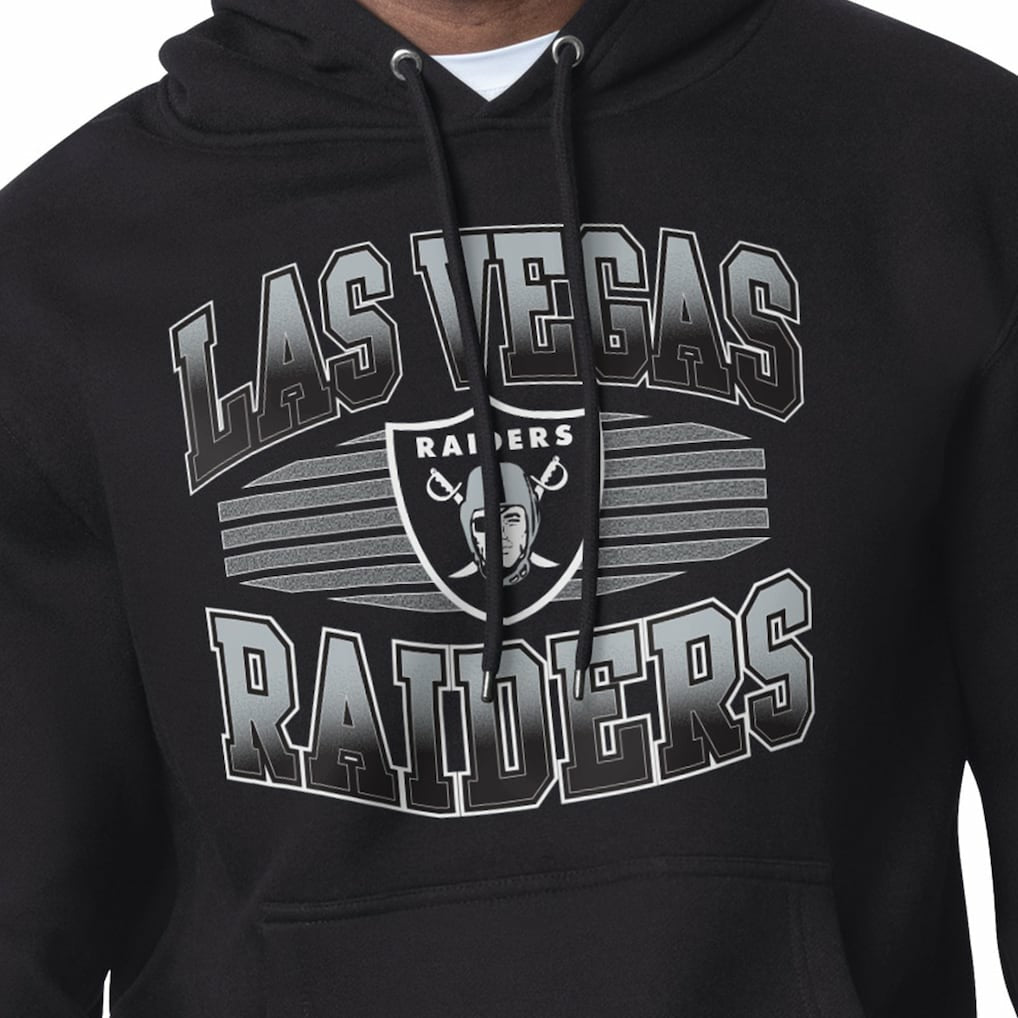 Las Vegas Raiders Starter Team Grit Graphic Hoodie - Black for sale