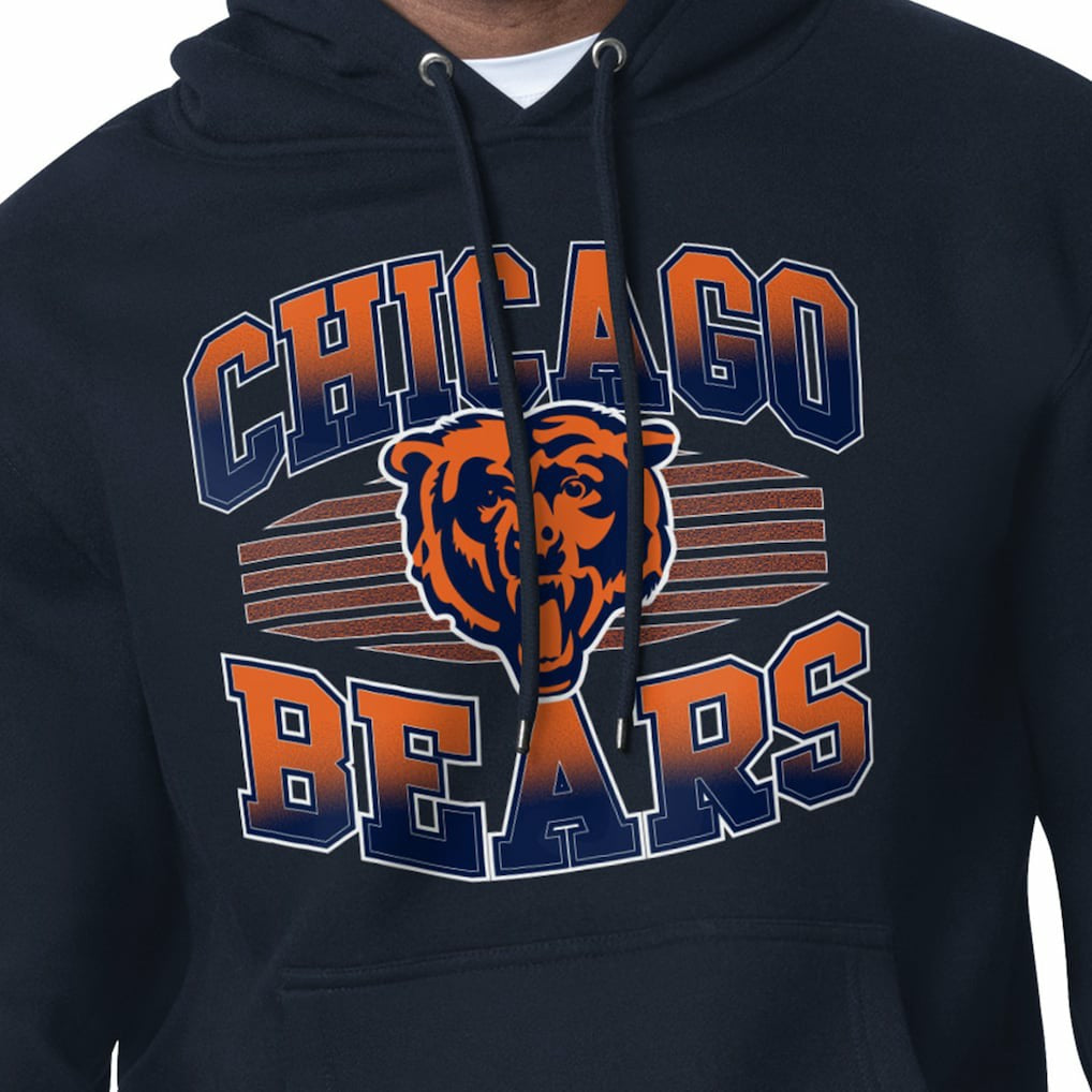Chicago Bears Starter Team Grit Graphic Hoodie - Navy on sale