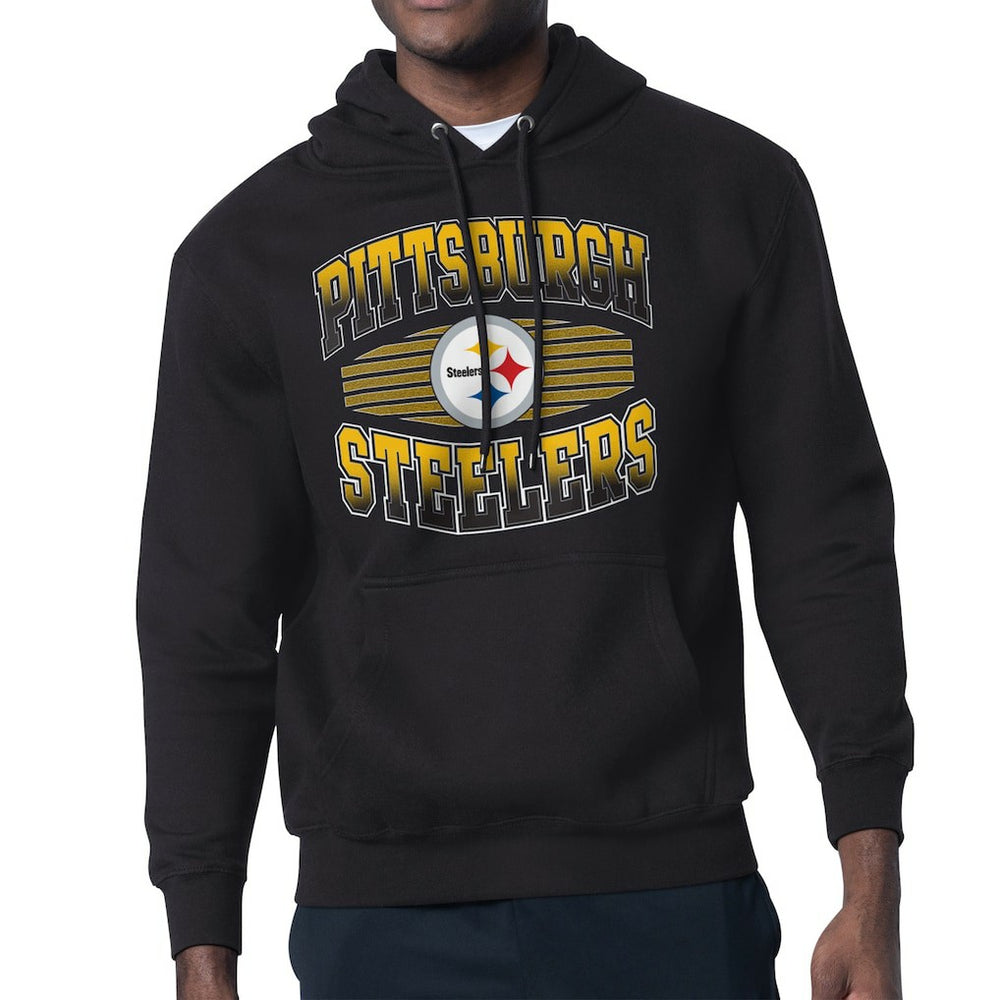 Pittsburgh Steelers Starter Team Grit Graphic Hoodie - Black cheap