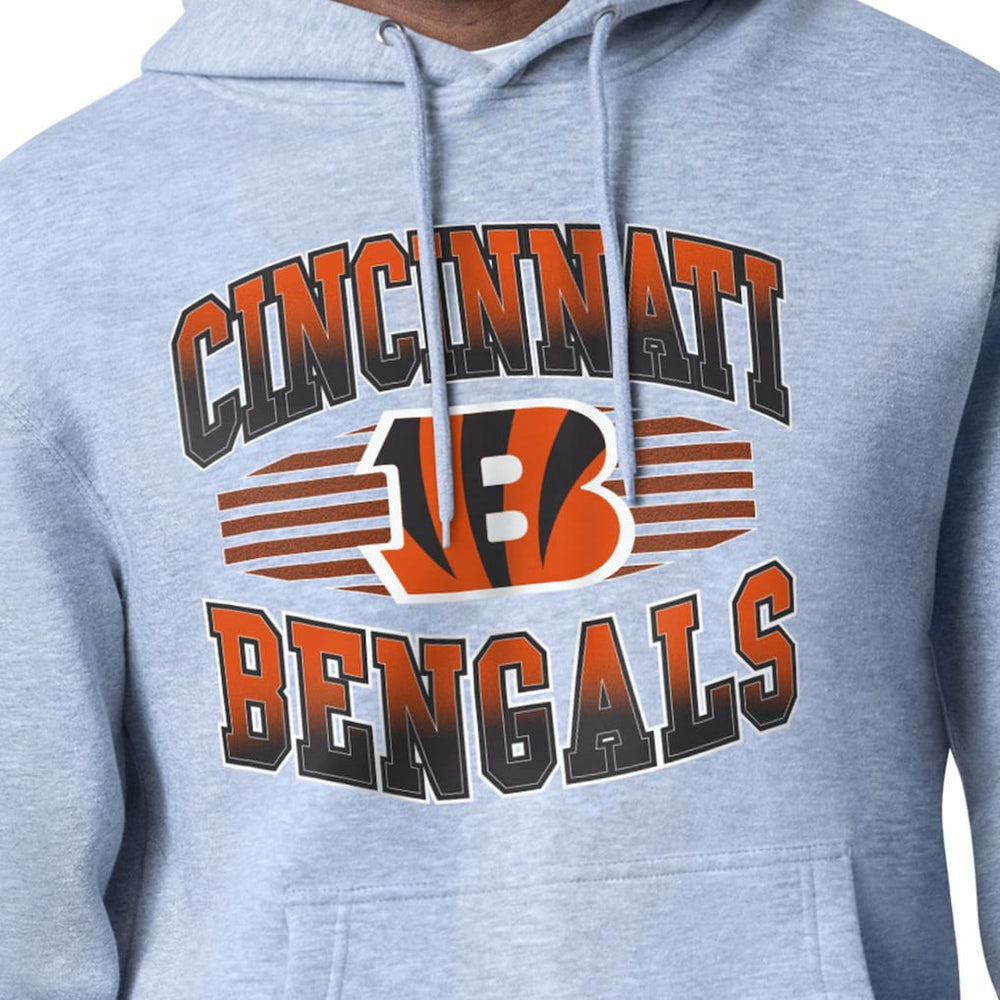 Cincinnati Bengals Starter Team Grit Graphic Hoodie - Heather Gray outlet