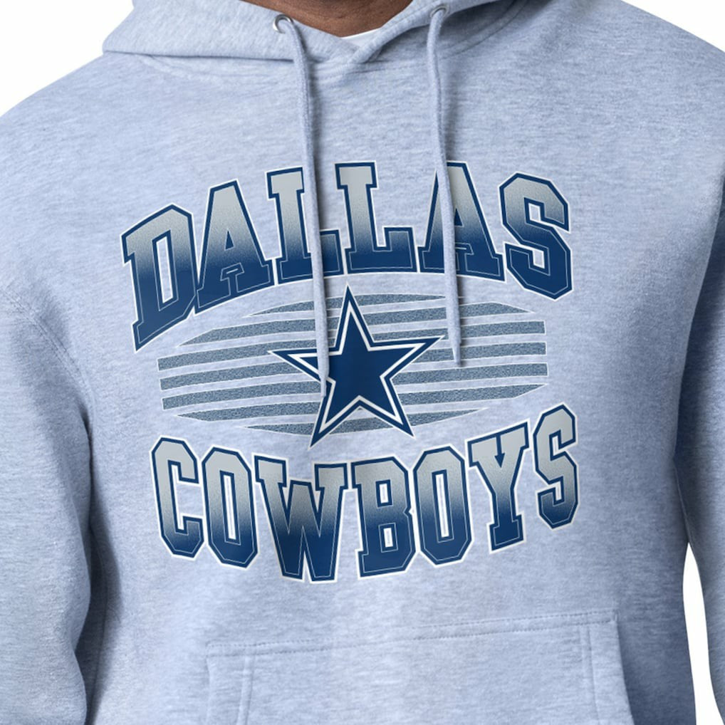Dallas Cowboys Starter Team Grit Graphic Hoodie - Gray online