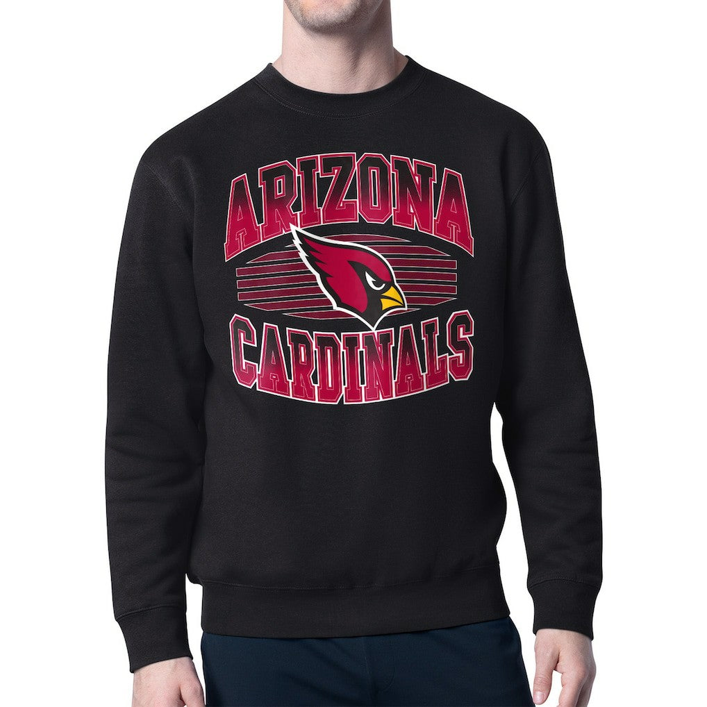 Arizona Cardinals Starter Team Grit Graphic Fleece Pullover Sweatshirt - Black discount
