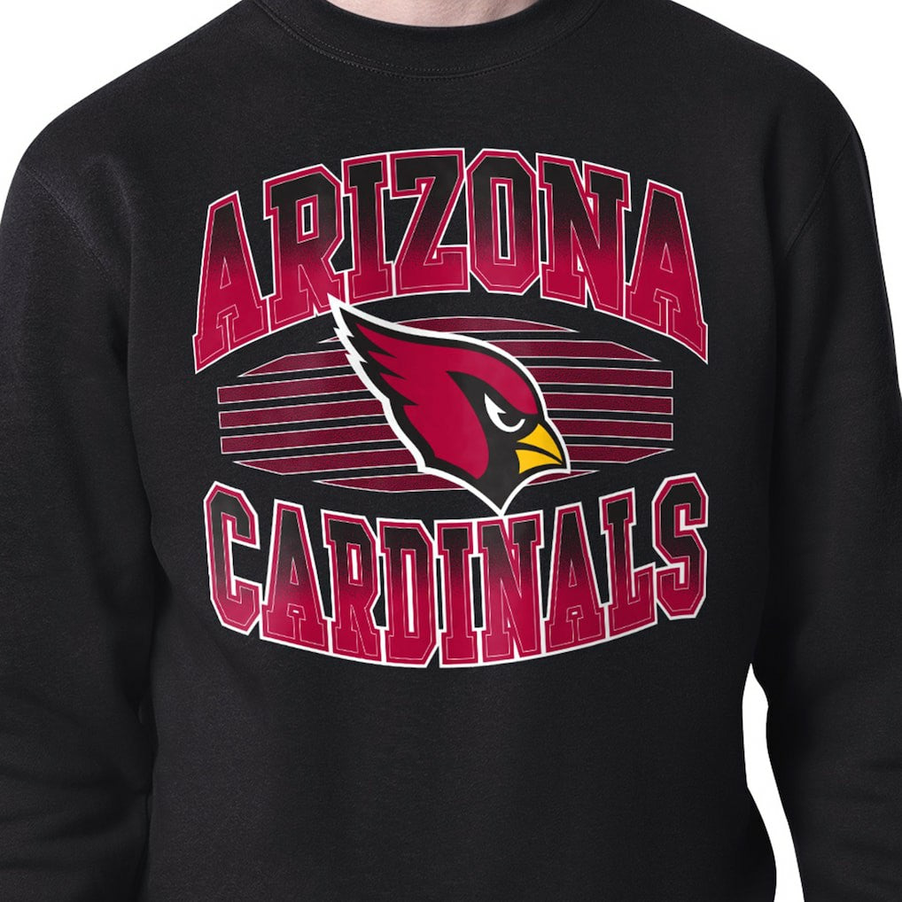 Arizona Cardinals Starter Team Grit Graphic Fleece Pullover Sweatshirt - Black discount