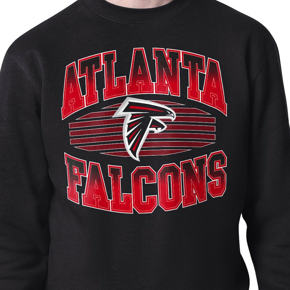 Atlanta Falcons Starter Team Grit Graphic Fleece Pullover Sweatshirt - Black discount