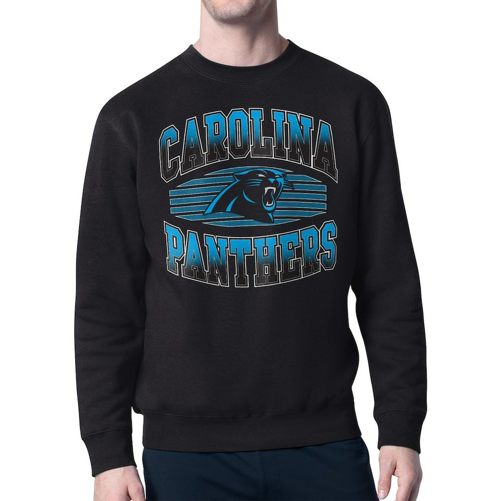 Carolina Panthers Starter Team Grit Graphic Fleece Pullover Sweatshirt - Black cheap