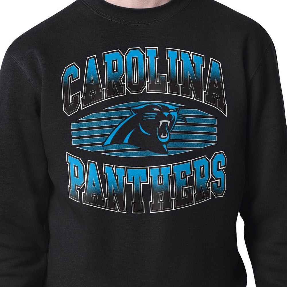 Carolina Panthers Starter Team Grit Graphic Fleece Pullover Sweatshirt - Black cheap