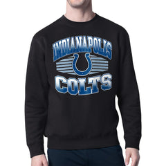 Indianapolis Colts Starter Team Grit Graphic Fleece Pullover Sweatshirt - Black for sale