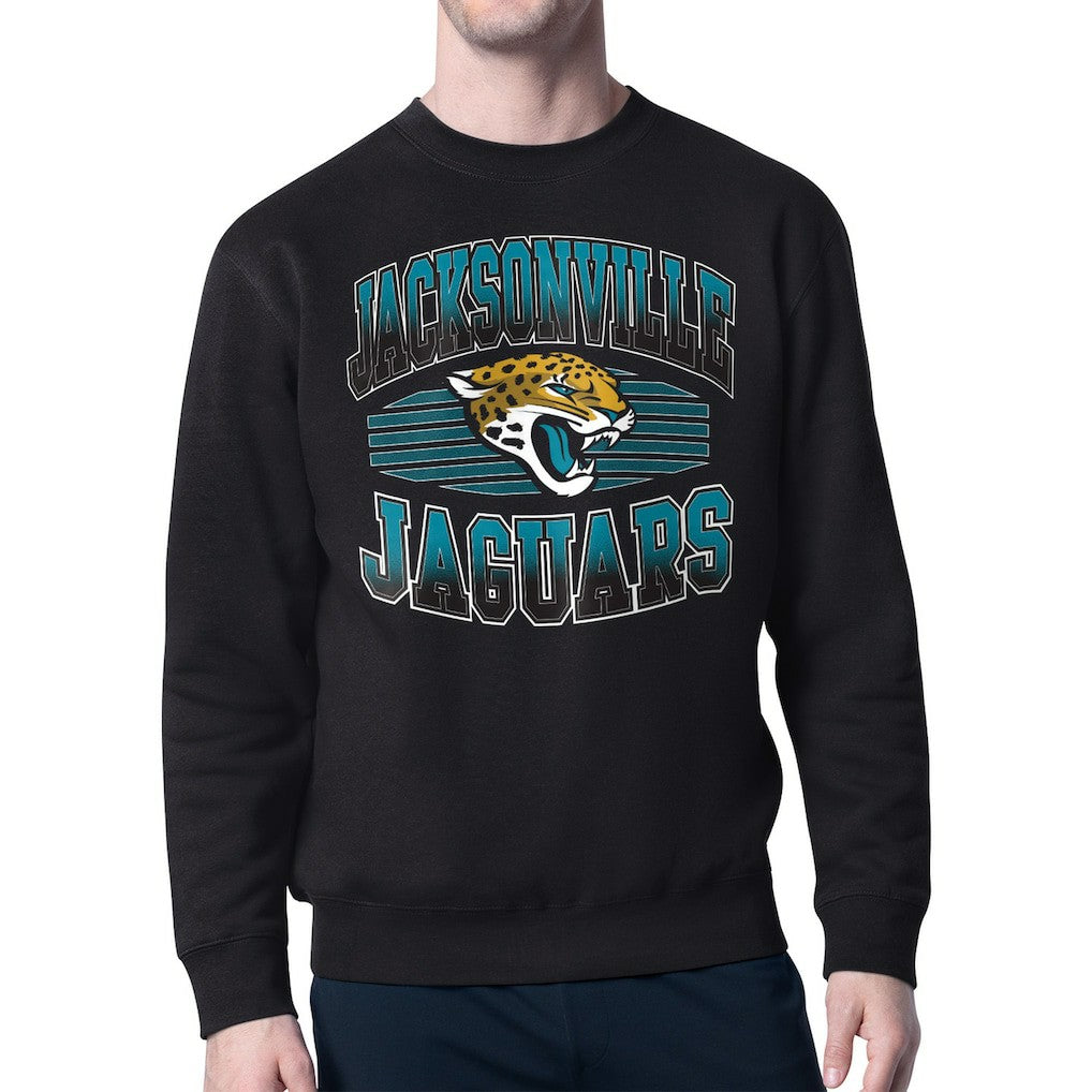 Jacksonville Jaguars Starter Team Grit Graphic Fleece Pullover Sweatshirt - Black discount